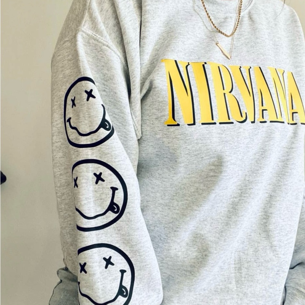Nirvana Grey Sweatshirt